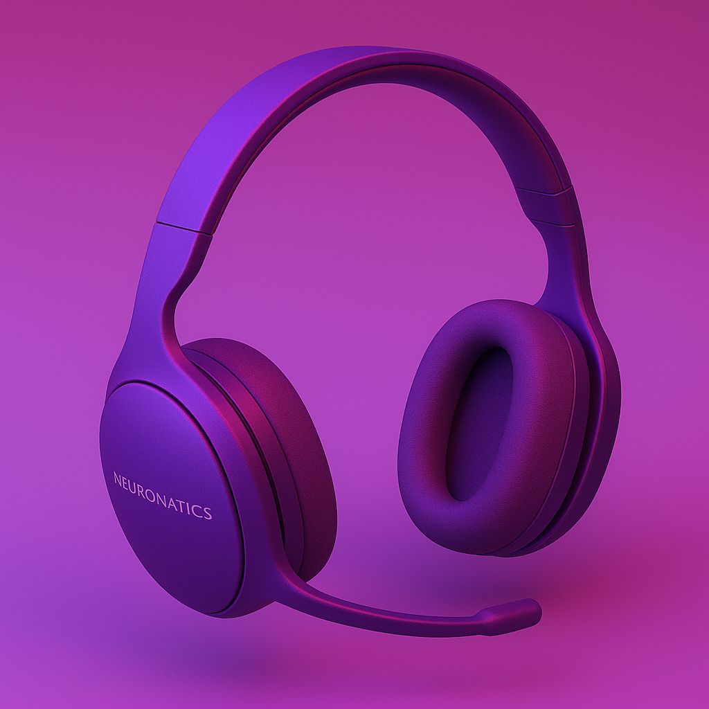 Neuronatics Purple Headphones